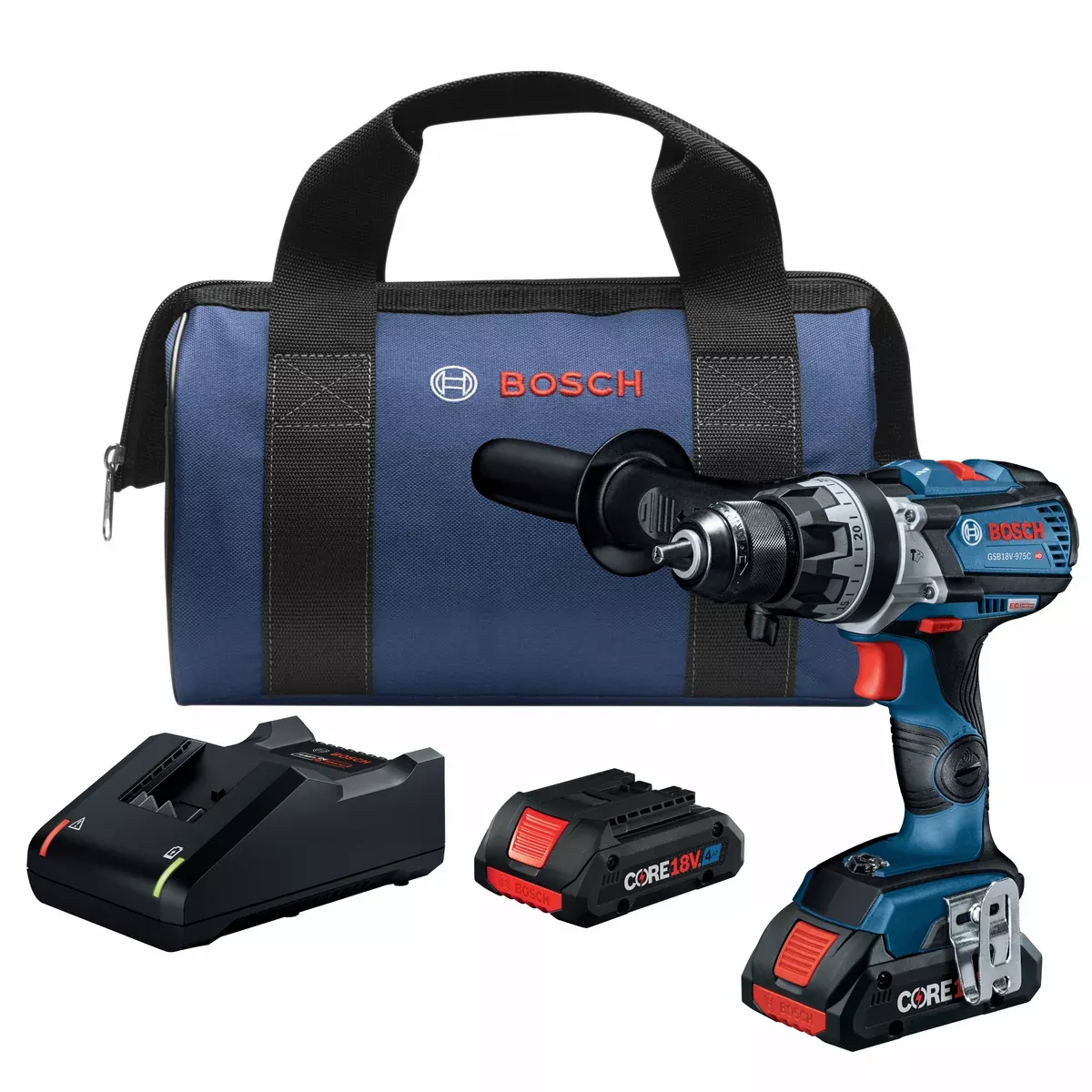 Bosch GSB18V-975CB25 | 18V 1/2 In. Hammer Drill/Driver Kit