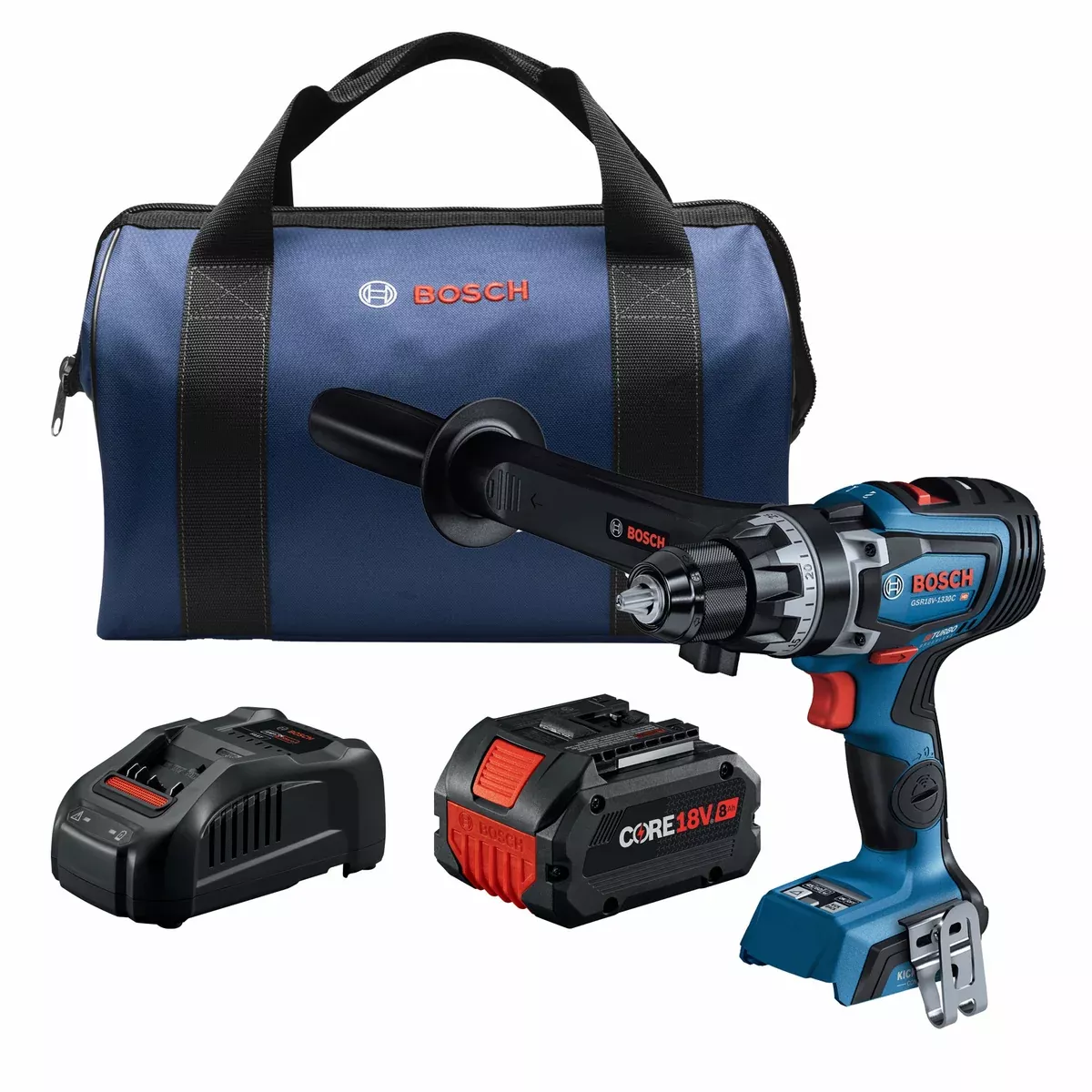 Bosch GSR18V-1330CB14 | 18V 1/2 In. Drill/Driver Kit