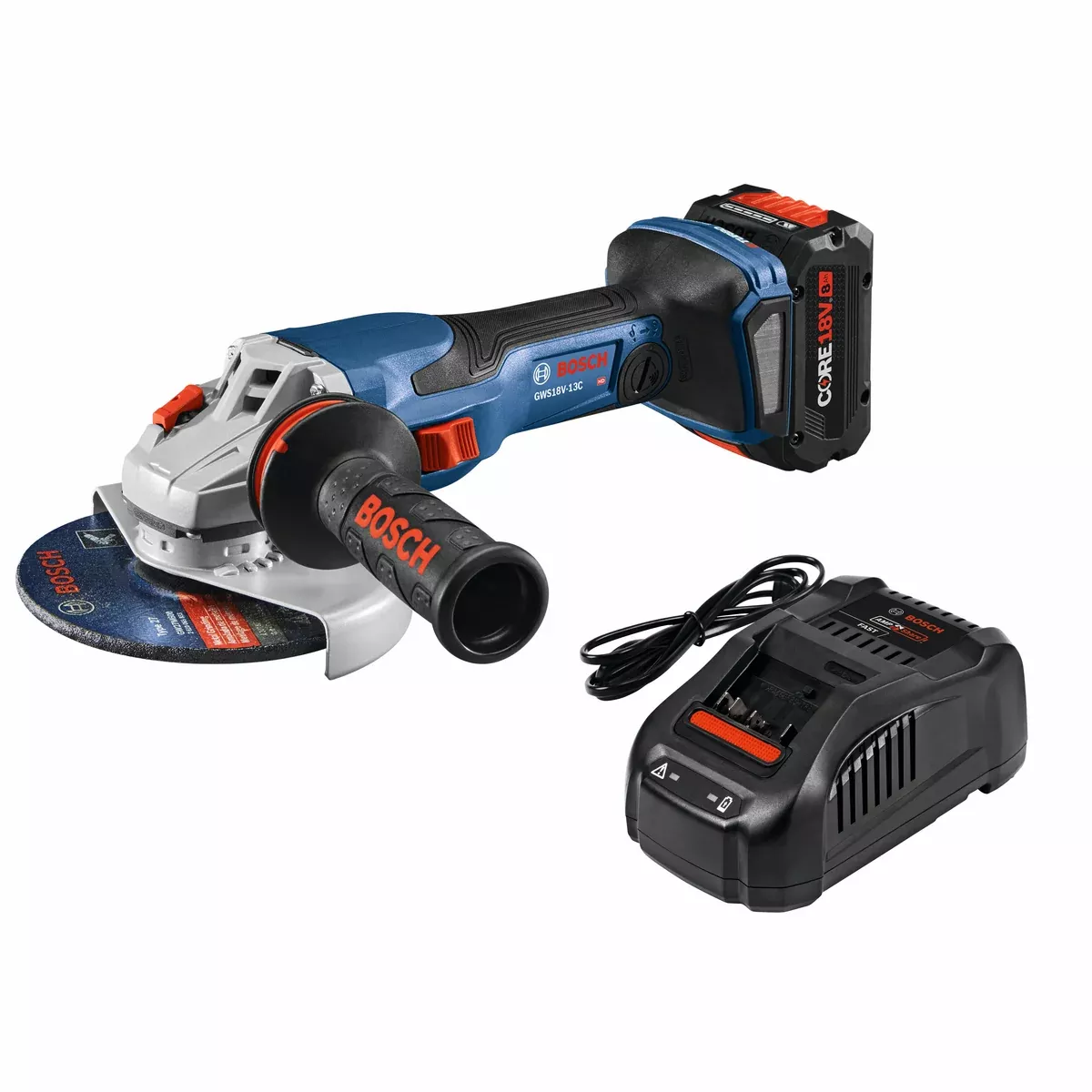 Bosch GWS18V-13CB14 | 18V 5-6 In. Angle Grinder
