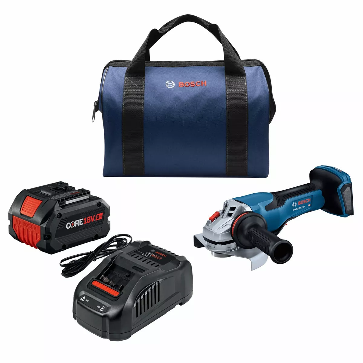 Bosch GWS18V-13PB14 | 18V 5-6 In. Angle Grinder