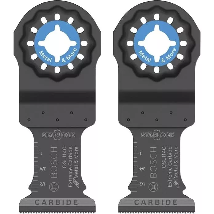 Bosch OSL114C-2 1-1/4 In. Starlock Carbide Plunge Cut Blade 2 pk.