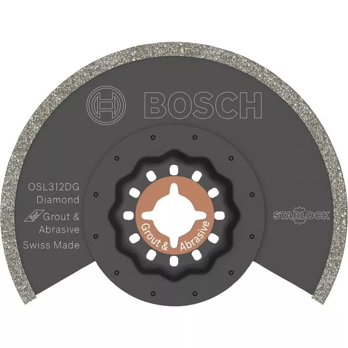 Bosch OSL312DG 3-1/2 In. Starlock Diamond Grit Grout Blade