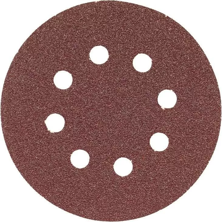 Bosch SR5R060 5-Piece 60 Grit 5 In. 8 Hole Hook-And-Loop Sanding Discs
