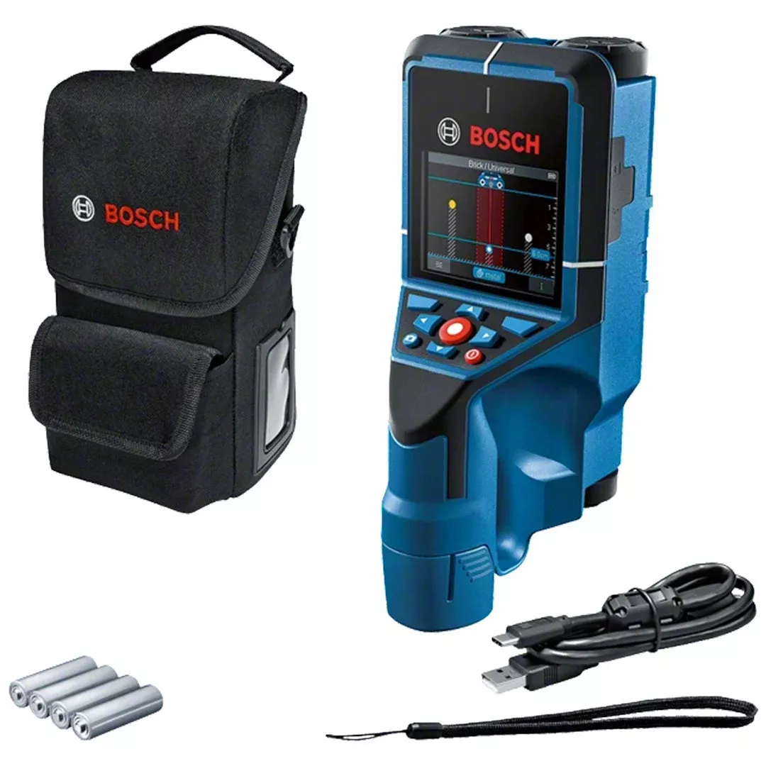 Bosch Wall & Floor Scanner Radar Technology 8" Depth Metal/Concrete D-TECT200C