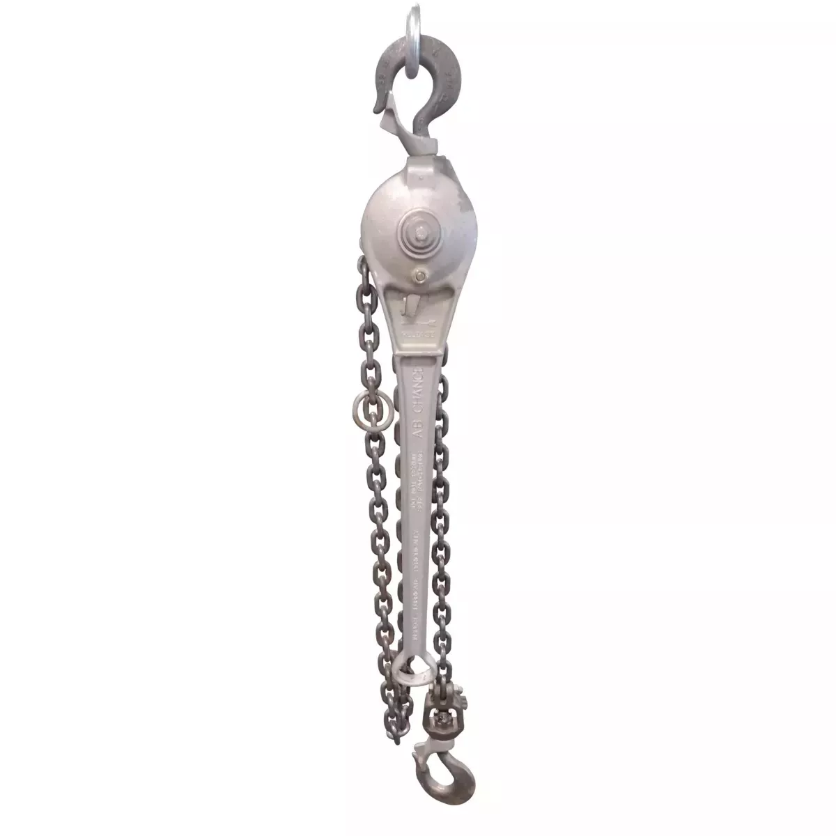 CHANCE 1 Ton Chain Hoist, Ratchet Link, 5.5′ Lift