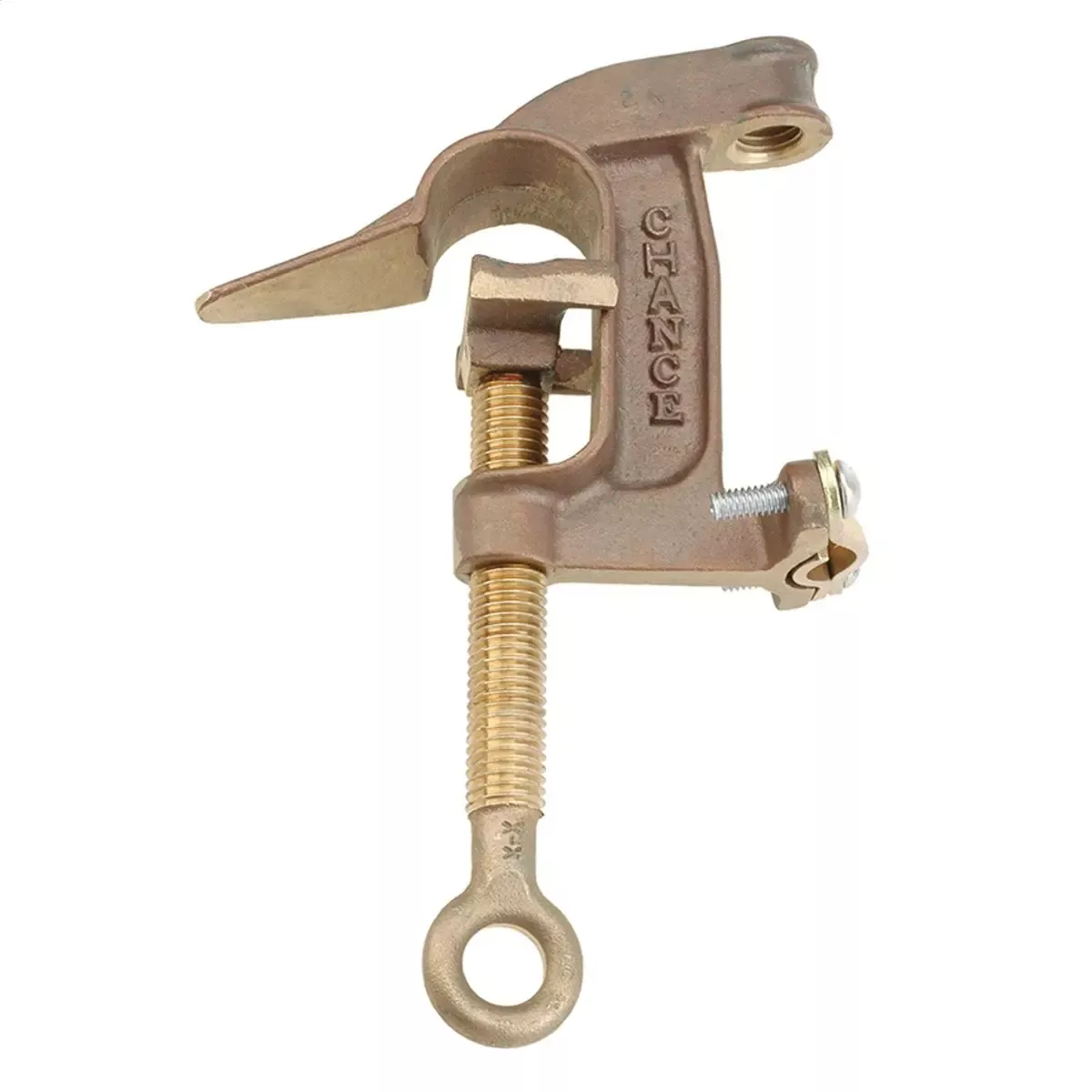 CHANCE Ground Clamp, C-Type, Type I-Class A-Grade 5, 1.25″ Jaw Opening