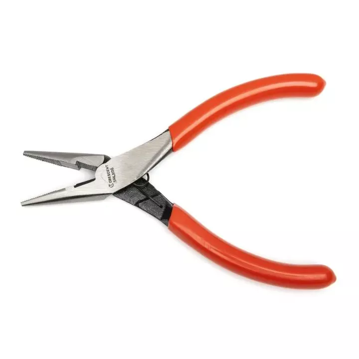 Crescent 5" Mini Dipped Handle Long Nose Pliers 5MLNDG