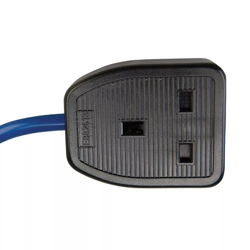 Defender 230V Fly Lead Converter 16A Plug to 13A Socket Caravan Generator