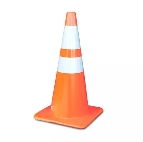 DESTINY SOLUTIONS | Second Quality 36" Reflective traffic cone with 6" and 4" Reflective Collars | #3650-10-MM-0-X