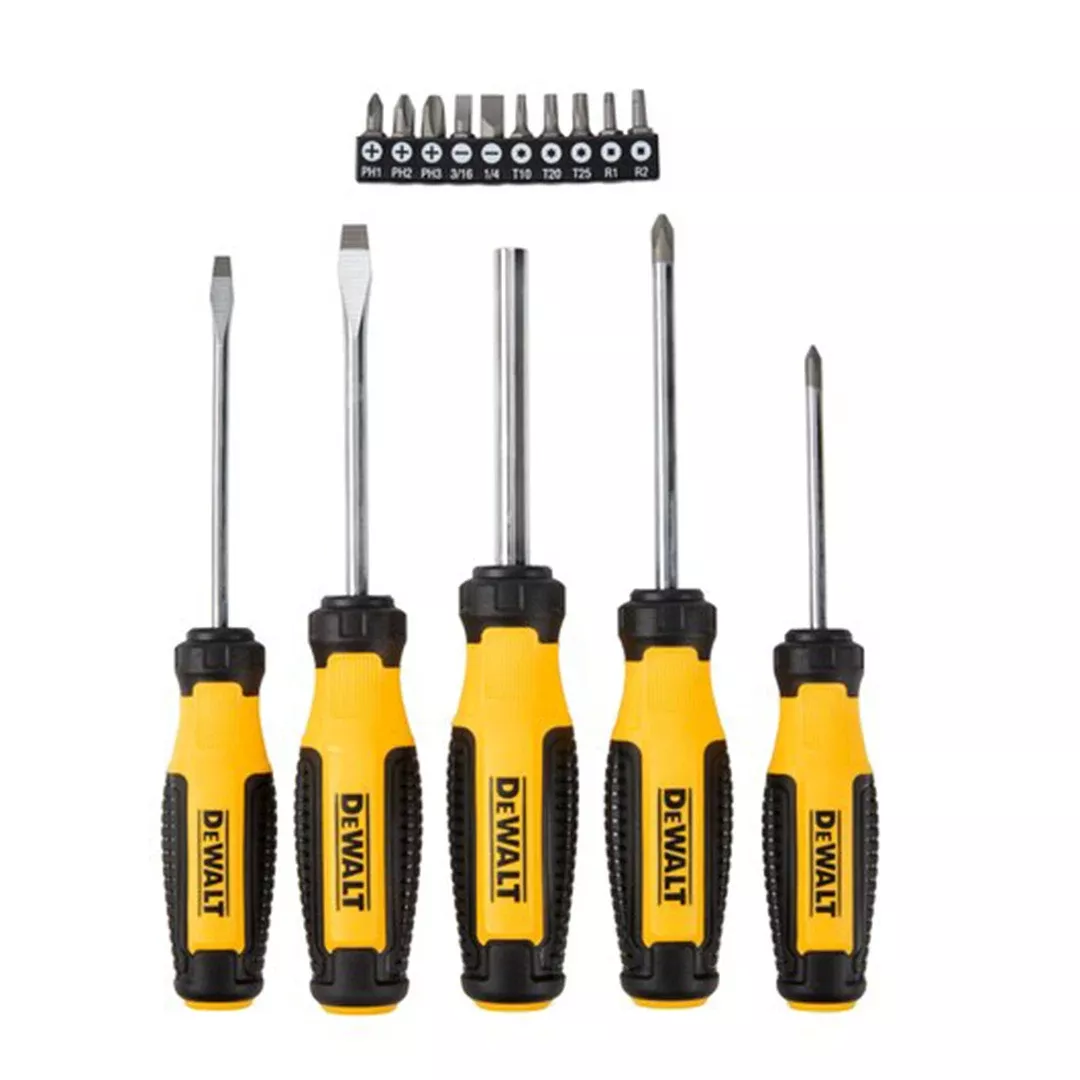 DeWalt 15 Piece Fixed Bar Screwdriver Set DWHT65202