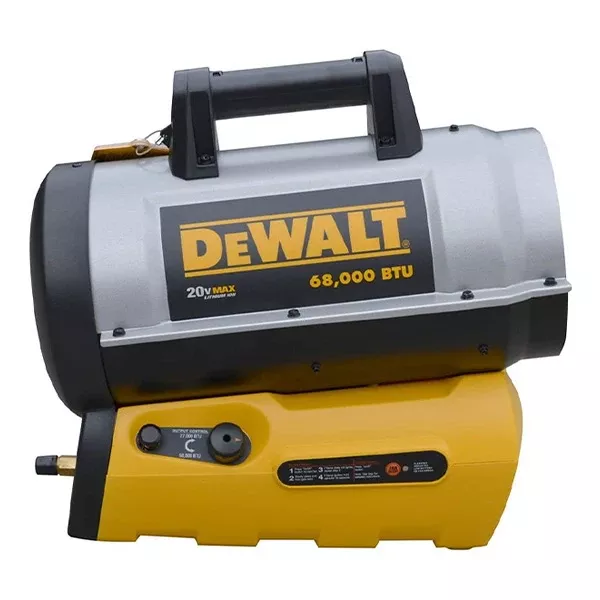 DeWalt 20V Cordless Forced Air Propane Heater 70,000 BTUs DXH70CFAV