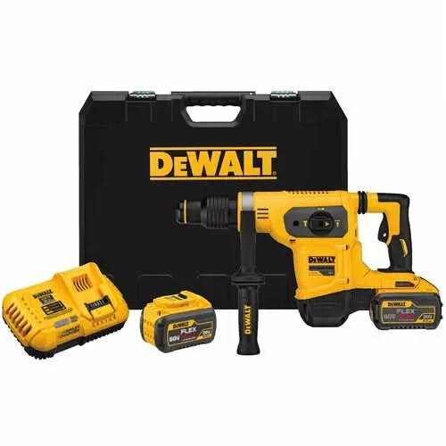 DeWalt DCH481X2 1-9/16" SDS MAX 60V FlexVolt Combination Hammer Kit