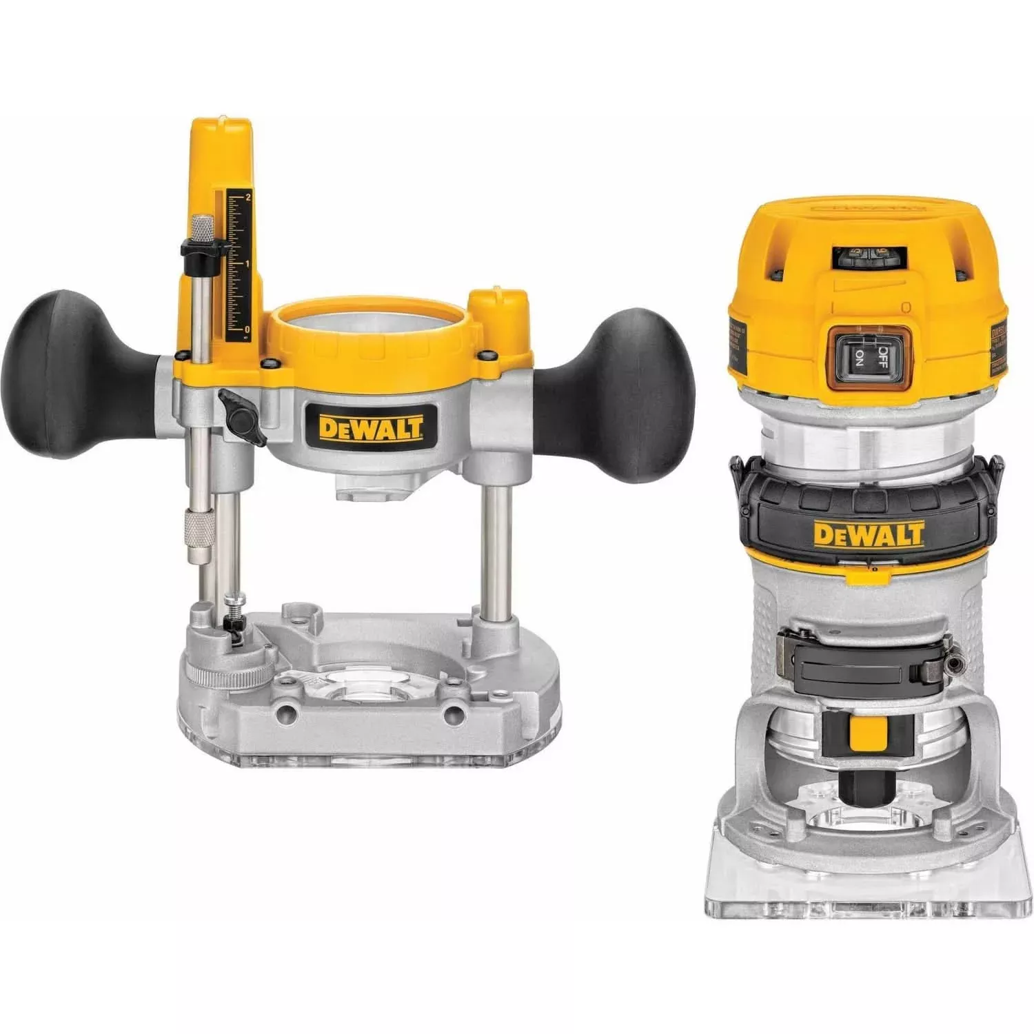 DeWalt DWP611PK Corded 1.25 HP MAX Torque Variable Speed Compact Router Combo Kit
