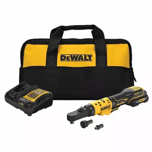 DeWalt XTREME 12V Max* Brushless Cordless 3/8" & 1/4" Sealed Head Ratchet Kit DCF500GG1