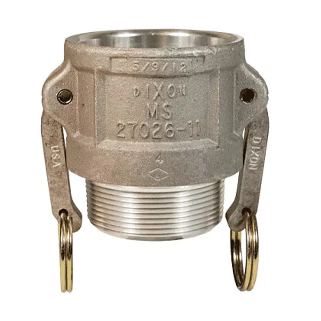 Dixon 2" Cam & Groove Type B Coupler w/ Male NPT 200-B-AL