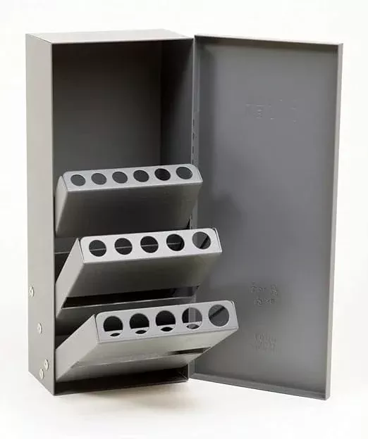 Drill America Drill Bit Index/Case, 33/64-3/4 Taper Shank by 64ths (16 Sizes), 10900, HUT1016
