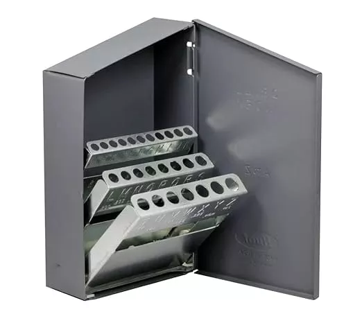 Drill America Drill Bit Index/Case, A - Z (26 Sizes), 10500