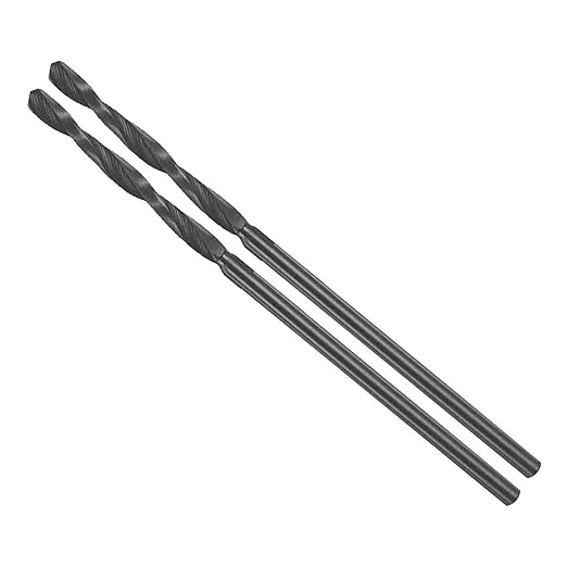 Drill Bit, 1/16" Cutting Diameter, 4241 HSS Nitriding Black 118° Cutting Angle Versatile Jobber Bits - (Applications: for Drilling Plastic Wood Soft Metal), 12-Pieces