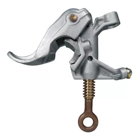 Duckbill-Type Grounding Clamps