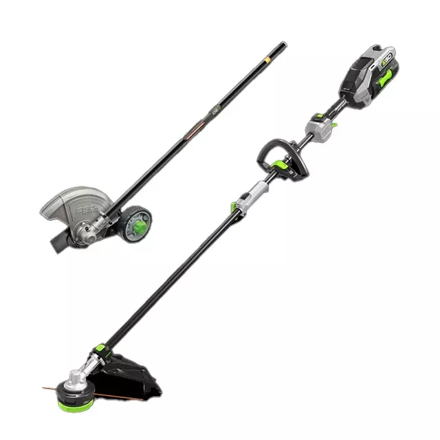EGO POWER+ Multi-Head Combo Kit; 16" Carbon Fiber String Trimmer with POWERLOAD, Carbon Fiber Edger, and 56V Power Head with 4.0Ah Battery and 320W Charger MHC1603