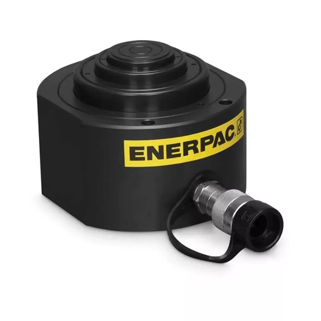 Enerpac 261 ton Capacity, 1.26 in Stroke, Low Height Multi-stage, Telescopic Hydraulic Cylinder RLT231