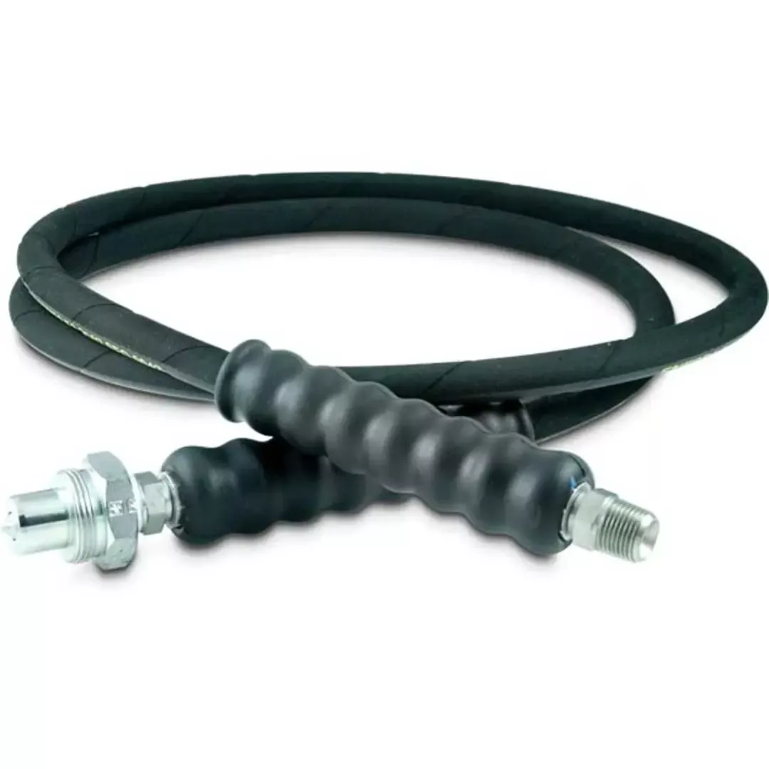 Enerpac 6', Heavy-duty Rubber High Pressure Hydraulic Hose HC9206