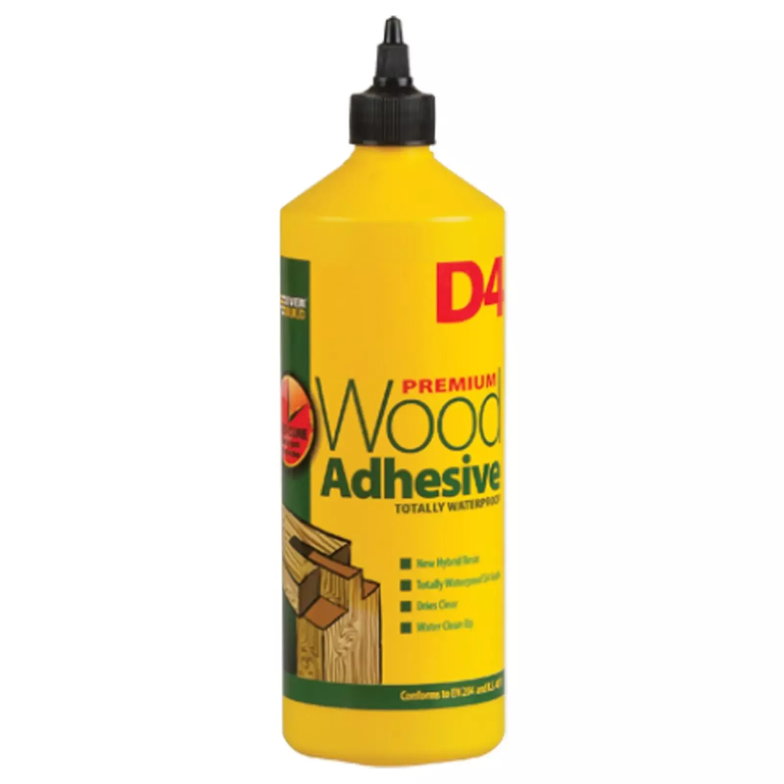 EverBuild 1 Litre D4 Premium Wood Adhesive Totally Waterproof