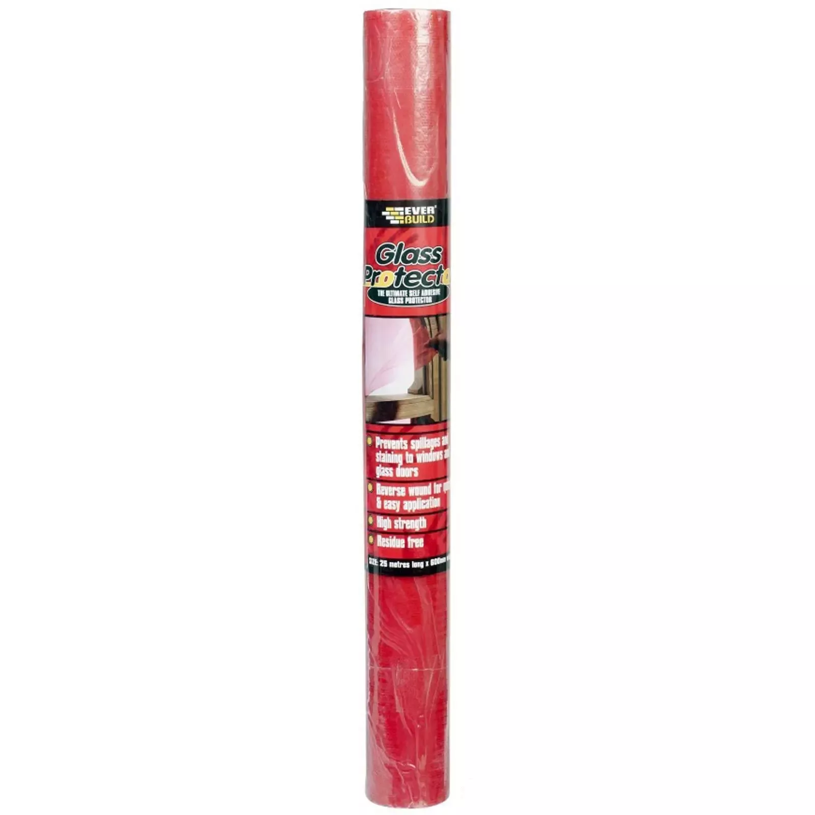 Everbuild 600mm x 25m Glass Protection Film