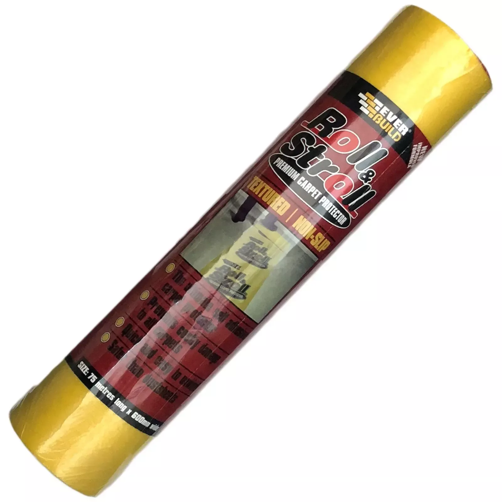 EverBuild Roll and Stroll Textured Non Slip Premium Carpet Floor Protector 600mm x 75m