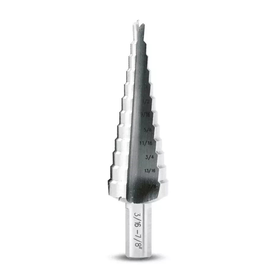 EVOLUTION 3/16" - 7/8" Straight Flute Step Drill