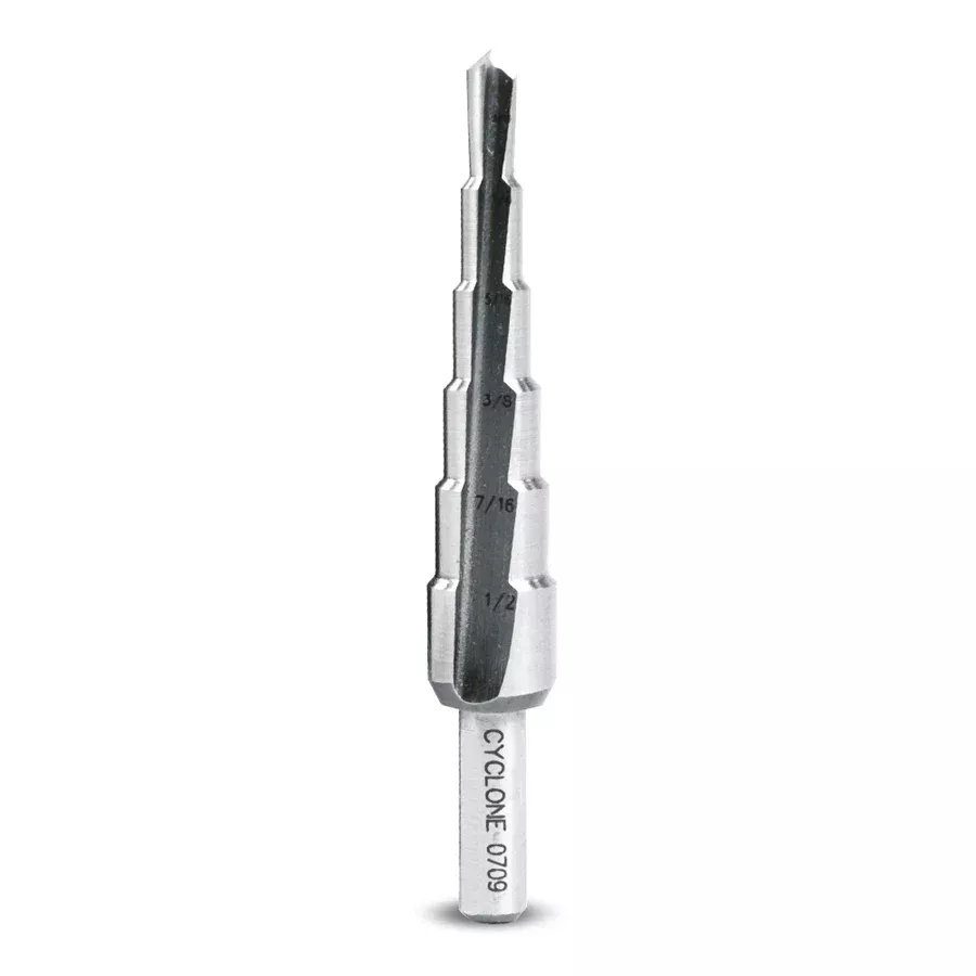 EVOLUTION 3/16" To 1/2" Straight Flute Step Drill
