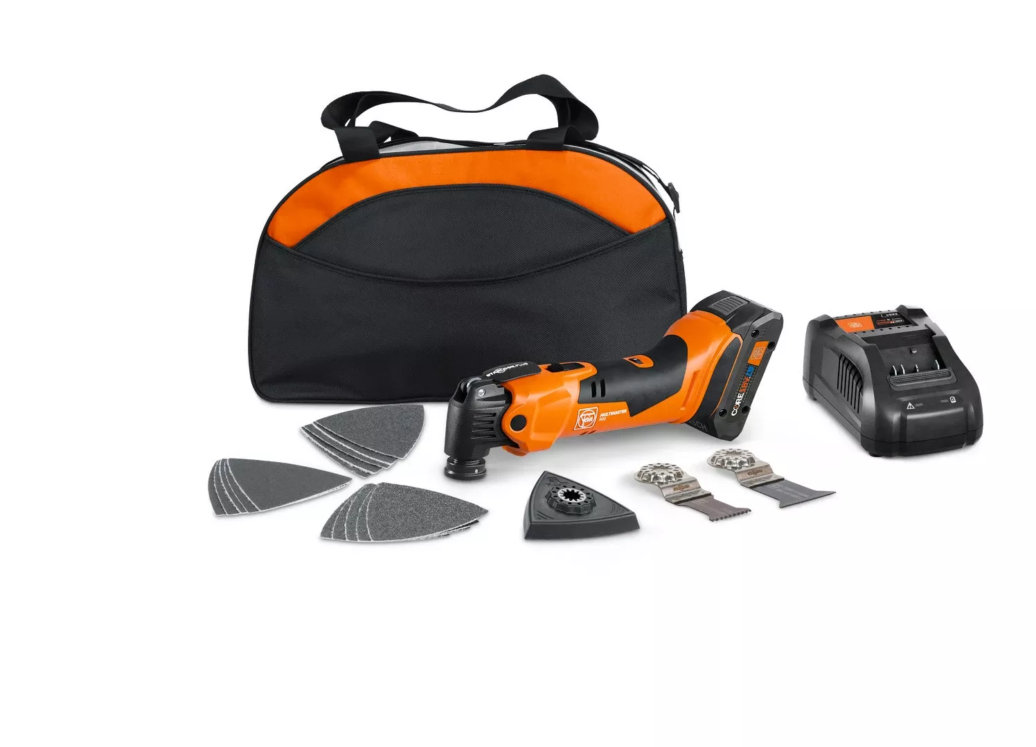 Fein 18V AmpShare MULTIMASTER AMM 500 AS 4.0 Ah Cordless Oscillating Multi-tool 71293866090