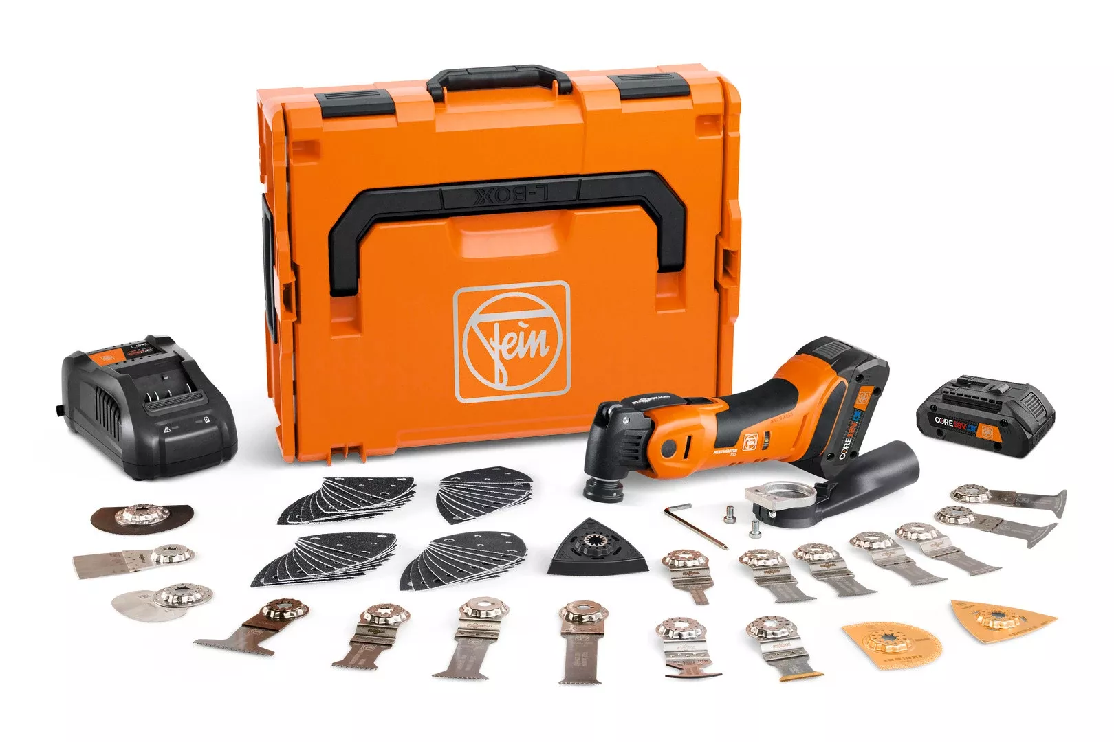 Fein 18V AmpShare MULTIMASTER AMM 700 Max Top 4.0 Ah AS Cordless oscillating multi-tool 71293661090