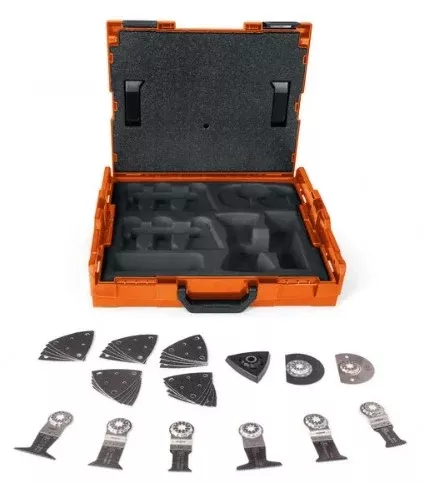 Fein 34pc. Starlock L-Box Blade & Sanding Set 33903750010