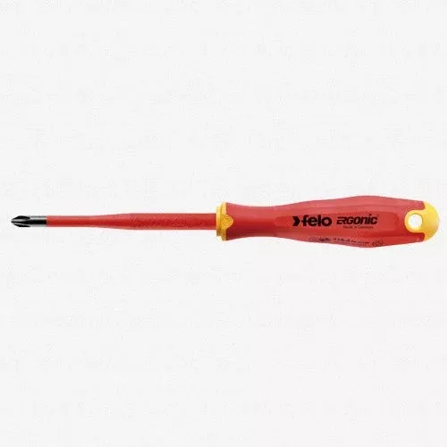 Felo E-slim Insulated #2 x 100mm Pozidriv Screwdriver