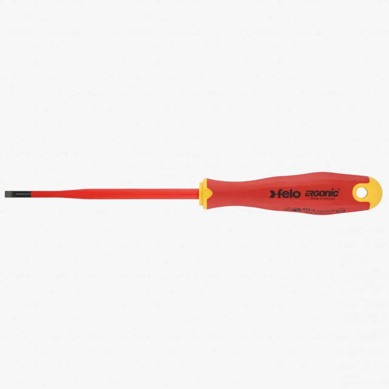 Felo E-slim Insulated 3 x 100mm Slotted Screwdriver