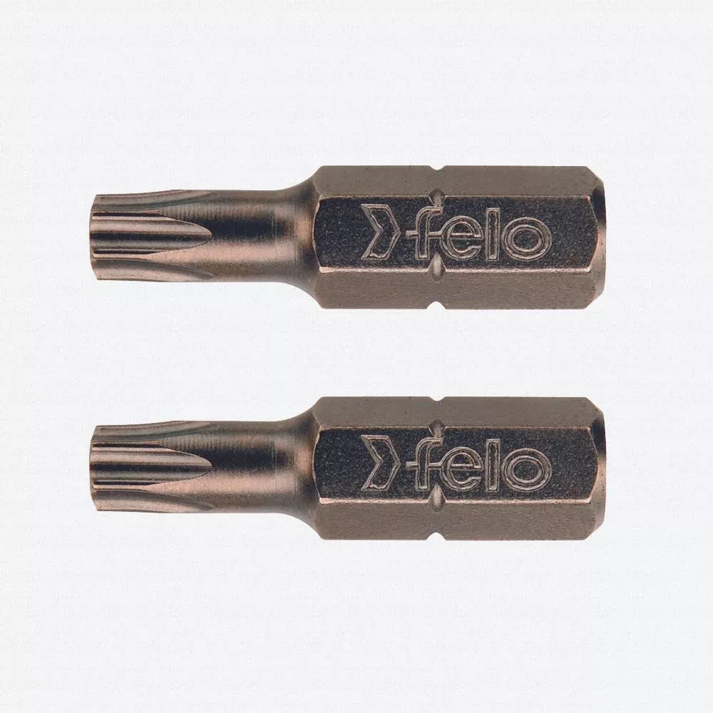 Felo TORX T6 x 25 mm Bits- 2 Pieces