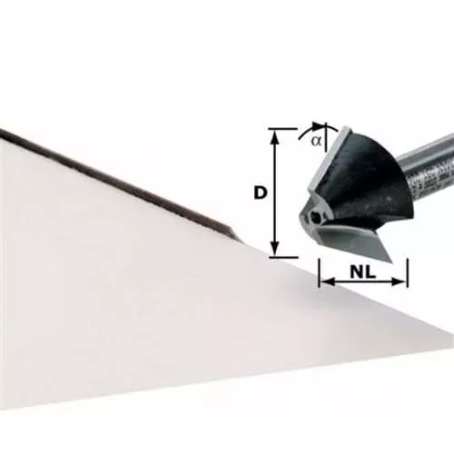 Festool 499799 45-Degree Chamfer Router Bit for MFK 700