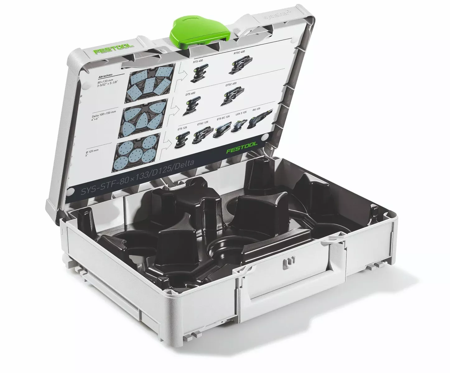 Festool Abrasive Organizer Systainer3 SYS-STF-80x133/D125/Delta 576781