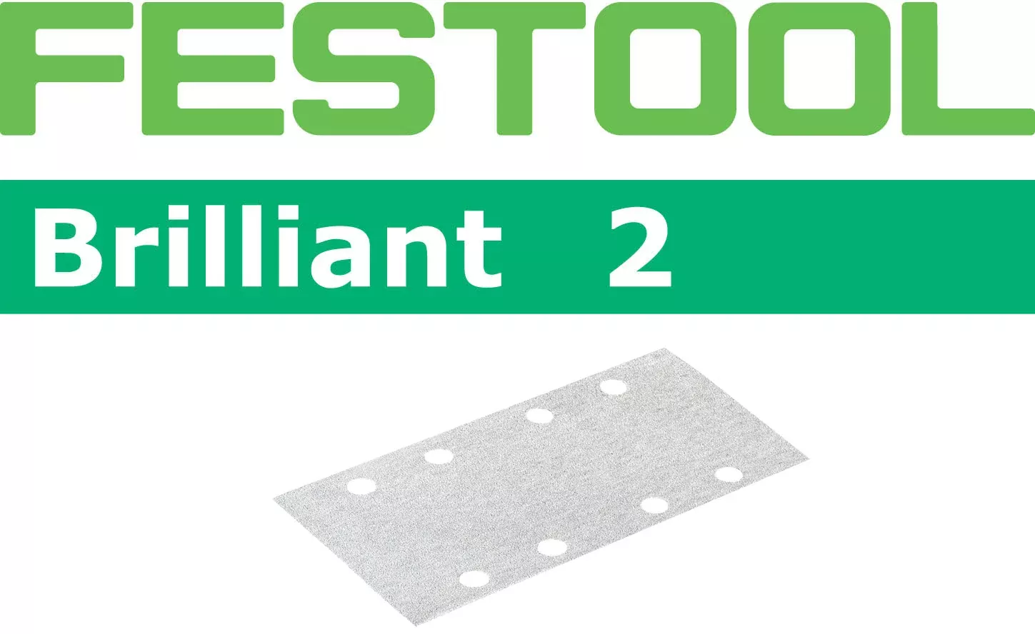 Festool Brilliant P120 Grit Abrasives for RS 2 E Sander, Pack of 10 492820