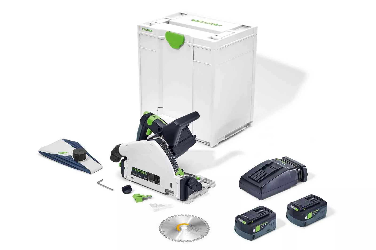 Festool Cordless Track Saw TSC 55 K Plus w/ 5.0Ah Battery Kit 577677
