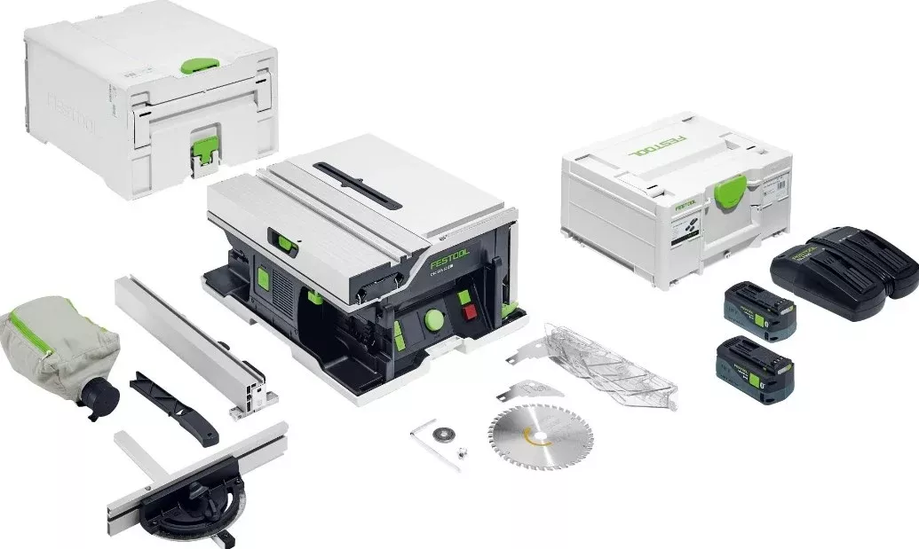 Festool CSC SYS 50 Cordless Table Saw EBI-Plus Kit with Energy Set (2x 5.0Ah Batteries & Duo Charger) 577378KIT