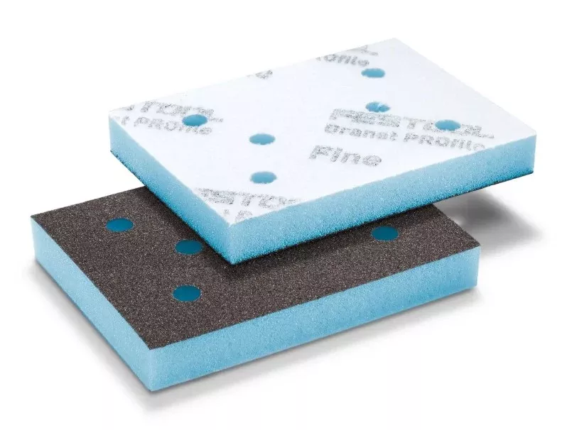 Festool Granat PROfile 3" x 4" Sheet Foam Abrasive, Fine P240–P320, 10-Pack 578809