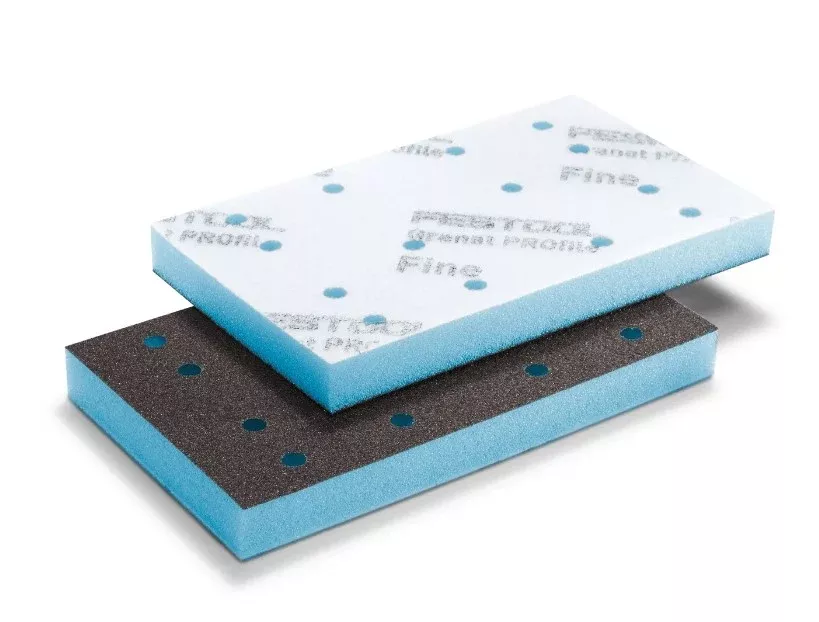 Festool Granat PROfile 3" x 5" Sheet Foam Abrasive, Fine P240–P320, 10-Pack 578801
