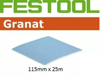 Festool Granat Soft 115mm x 25m 150G Abrasive Roll, 208-Sheets Perforated 497092