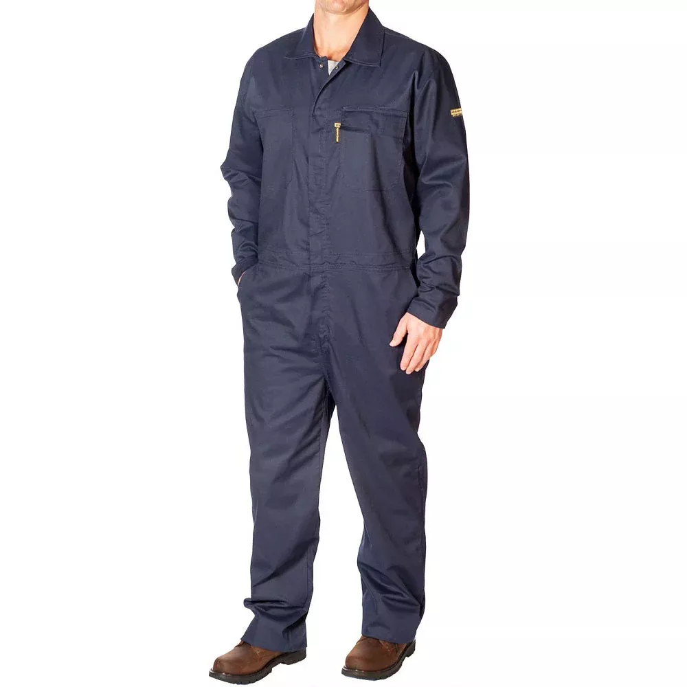 Flame Resistant Featherweight Navy Coveralls
