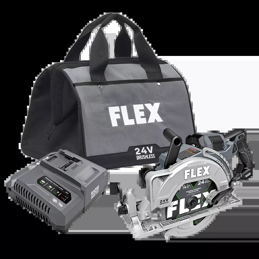 Flex Tools 7-1/4" Rear Handle Circular Saw Kit FX2141R-1J