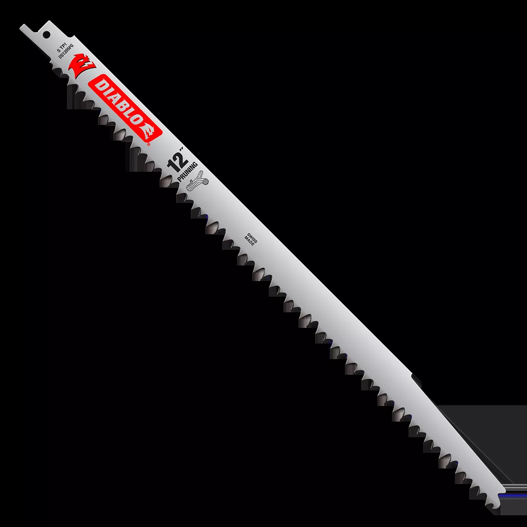 Freud Diablo 12" Fleam Ground Recip Blade for Pruning (5-Pack) DS1205FG5
