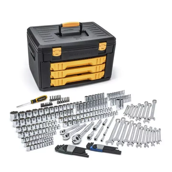 Gearwrench 239 Piece Mechanics Tool Set in 3 Drawer Storage Box 80942