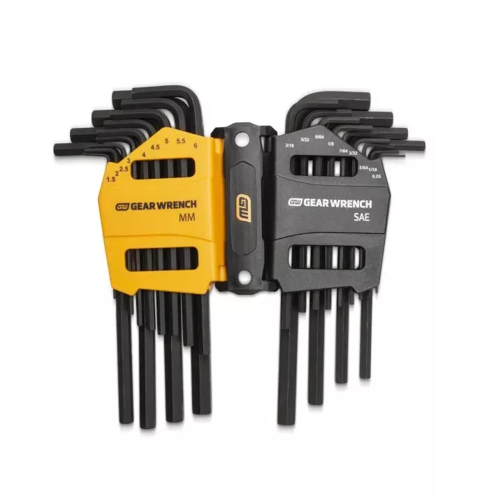 Gearwrench 26 Piece Long Arm SAE/Metric Hex Key Set 83504